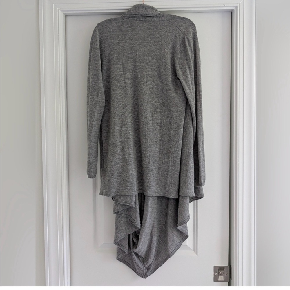 Alice + Olivia base cowl neck sweater cardigan wrap - Picture 3 of 5